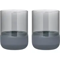 Blomus Theelichthouder Calma Steel Gray Smoke (set van 2)