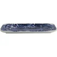 Tokyo Design Studio - Japonism Carp Bord - Blauw - 28,5 x 14 x 2,5 cm