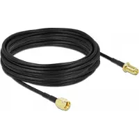 DeLOCK Antenna Cable RP-SMA plug to RP-SMA jack LMR/CFD100 10 m low loss