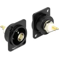 DeLOCK D-type module BNC-aansluiting naar soldeerpunt - Zinkspuitgietwerk