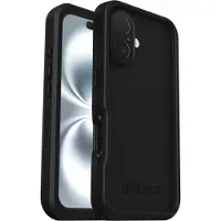 Otterbox Fre MagSafe Backcover voor de Apple iPhone 16 - Zwart