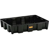 Cemo PE lekbak 60HD, gemaakt van polyetheen, 100% recyclebaar, zonder PE rooster