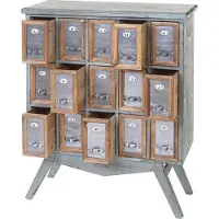 MCW Apothekerskast -A43, ladekast, massief dennenhout, vintage shabby-look, 94x73x32 cm