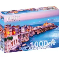 Enjoy Puzzle Vieste on the Rocks, Italy Puzzel (1000 stukjes)