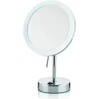 kela Make-up Spiegel met LED verlichting Sabina Silver Shining