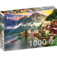 Enjoy Puzzle Hallstatt Town at Sunset, Austria Puzzel (1000 stukjes)