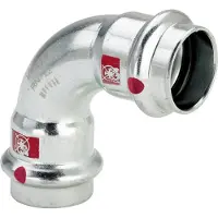 Viega 1116 Bocht Preabo 90o 1116 Diameter 54mm Staal