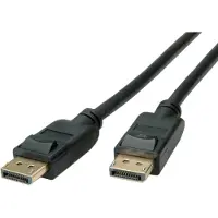 Roline DisplayPort Kabel, DP v1.3/v1.4, M/M, zwart, 1 m