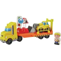 Ecoiffier Construction site toy - - Excavator and truck with accessories - Yellow - Unisex - 18 months+