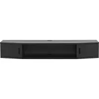En.casa TV wandplank Tørring 17,5x110x30 cm zwart
