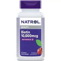 Natrol Biotine 10.000 mcg Fast Dissolve (60 Tabletten) - vitamines, vitamine-b8 - vitamine-b8 - vitamine-b8