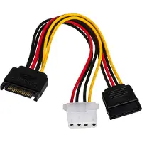 Akyga Adapterkabel Voor Sata Hdd Ssd Molex 015M Snelle Overdracht