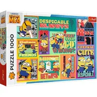 Trefl legpuzzel Minions - 1000 stukjes - kleurrijke cartoon puzzel.