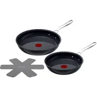 Tefal Jamie Oliver braadpannen set keramisch 24 + 28 cm - set van 2 - incl. panbeschermer