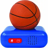 Lexibook Digitale wekker met 3D Basketball nachtlampje en geluidseffecten