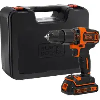 Black & Decker BlackDecker BDCHD18K accu-klopboormachine - 18V Li-ion 1,5 Ah - Inclusief oplader en koffer