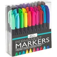 Creative Craft Group Permanent Marker 30pcs - Stiften voor op Plastic - Stiften voor Volwassenen - creatief tekenen - Markers