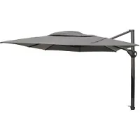 4 Seasons Outdoor | Hacienda Zweefparasol 300 x 400 cm | Charcoal