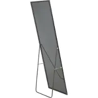 Beliani BEAUVAIS - Wandspiegel - Zwart - Aluminium