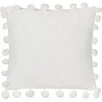 Beliani JASMINE - Sierkussen set van 2 - Wit - 45 x 45 cm - Polyester