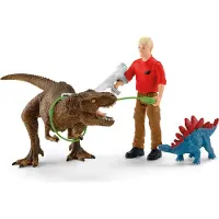 Schleich Dinosaurs Tyrannosaurus Rex Attack Veelkleurig 4-10 Years Kinderen