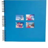 Exacompta Milano Fotoalbum Spiraal Harde kaft Papier 33 x 35 x 3,3 cm Blauw