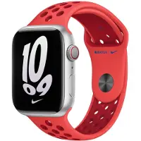 Apple Nike Sport Band voor de Watch | 38/40/41/42 mm - Maat S/M/L - Bright Crimson / Gym Red