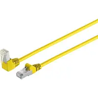 Shiverpeaks S/FTP CAT6 Gigabit netwerkkabel haaks/recht / geel - 2 meter
