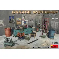Mini art Garage Workshop Kit - Modelbouw werkplaats 1:35 - 35596