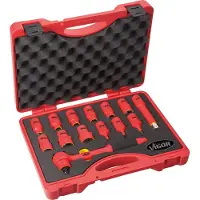 Vigor VDE-gereedschapset, sleutelset V3343, 1/2" zeskantige profiel, voor zowel binnen- als buitenkant