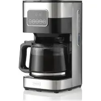 Trebs 24100, Koffiezetapparaat voor filterkoffie, 1,5 liter, Zwart, RVS