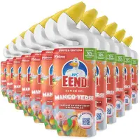 Wc Eend 12x Toiletreiniger Action Gel Mango Verse 750 Ml