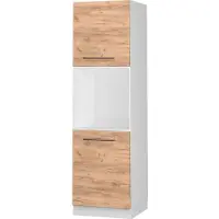 Vicco Fame-Line Ovenombouwkast – 60 cm met open kast Krachtige eik goud