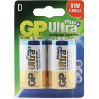 GP Batteries Ultra Plus Alkaline D, Wegwerpbatterij, D, Alkaline, 1,5 V, 2 stuks, Meerdere kleuren