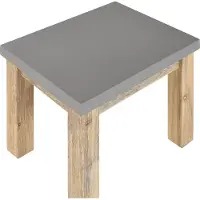 Beliani OSTUNI - Tuinstoel set van 2 - Grijs - Vezelcement