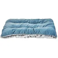 Beliani ERGANI - Dierenbed - 90 cm Blauw - Fluweel