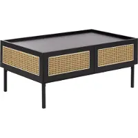 Beliani CULLEN - Salontafel - Zwart - MDF