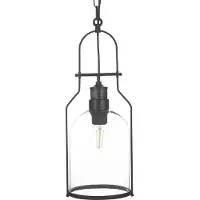 Beliani BASHILO - Handlamp set van 2 - Zwart - IJzer