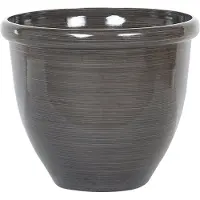 Beliani TESALIA - Plantenbak - Donkerbruin - 49 cm - Polyresin