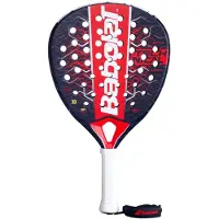 Babolat Air Vertuo, Zwart, Rood, Wit, Donkergrijs, EVA (ethyleen-vinylacetaat), Glasvezel, Geschikt voor elk geslacht, Hard, 38 mm, 355 g