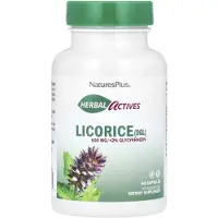 Natures Plus Herbal Actives, Licorice (DGL), 500 mg (60 Veggie Caps) - Nature's Plus