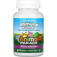 Natures Plus Kids Immune Booster, Natural Tropical Berry Flavor (90 Animals) - Nature's Plus