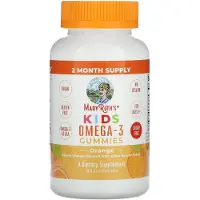 MaryRuth Organics - Omega-3 Gummies voor Kinderen, Sinaasappelsmaak - 60 gummies