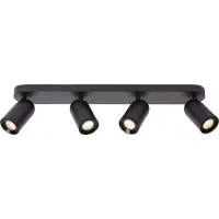 TRIO PUNCH - Plafondspot - 4xGU10 - Zwart