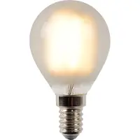 Lucide P45 - Filament lamp - Ø 4,5 cm - LED Dimb. - E14 - 1x4W 2700K - mat