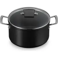 Le Creuset braadpan met glazen deksel 6 L