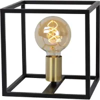Lucide RUBEN - Tafellamp - 1xE27 - Zwart