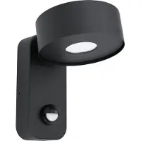 Eglo Palosco Wandlamp Voor buiten - Met bewegingssensor - IP44 - Zwart