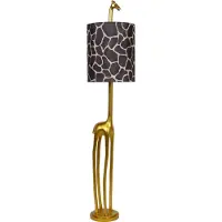 Lucide Design vloerlamp Extravaganza Miss Tall, messing / goud, Woon-/ Eetkamer, Kunststof, Design, vloerlamp