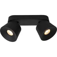 Lucide TRIGONO - Plafondspot - 2xGU10 (MR16) - Zwart